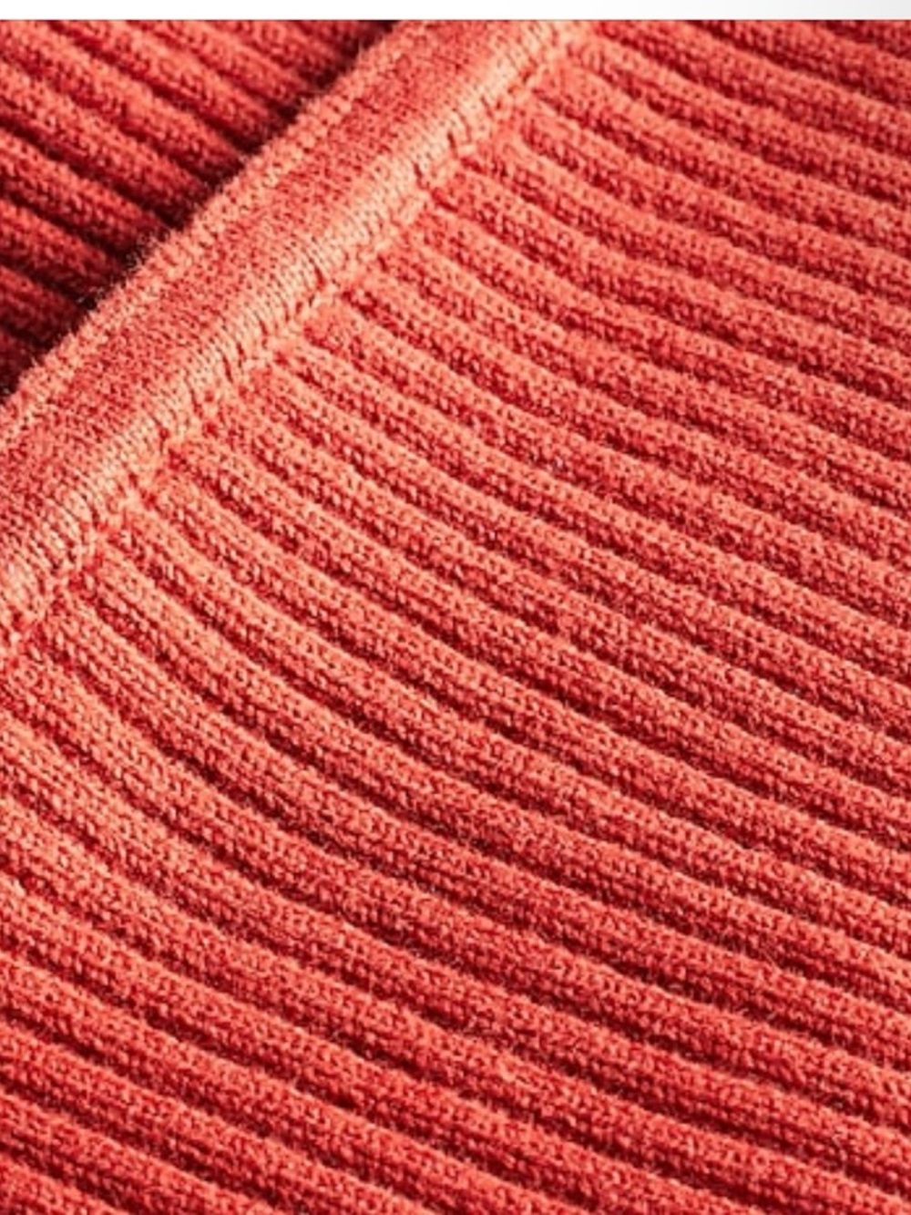 Express Red and tan Ribbed Knit Tube Top with Tags - Picture 7 of 16